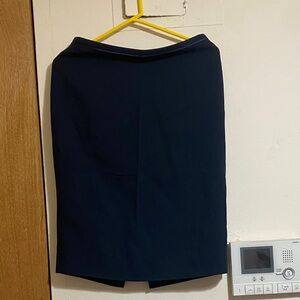 Ellen Tracy Dark Blue Pencil Skirt
